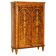 Vintage Regency style Italian marquetry wardrobe