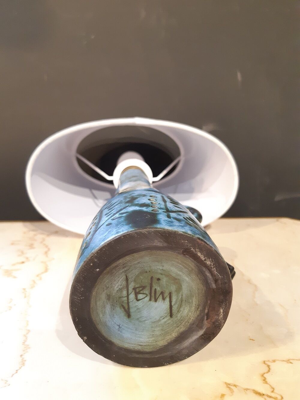 Jacques Blin ceramic lamp