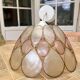 Mother-of-pearl "Petals" pink pendant
