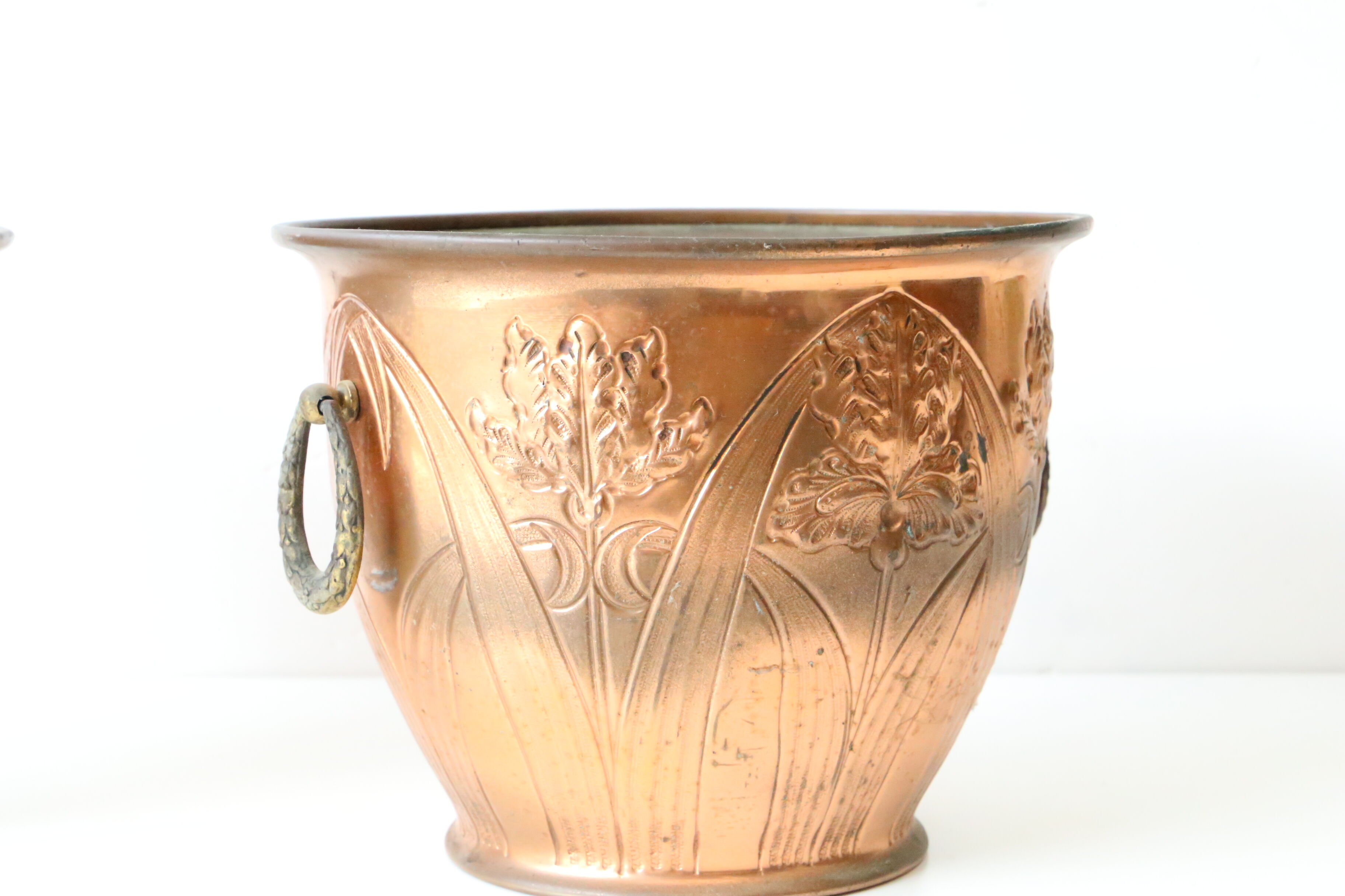 Copper pot-pots duo