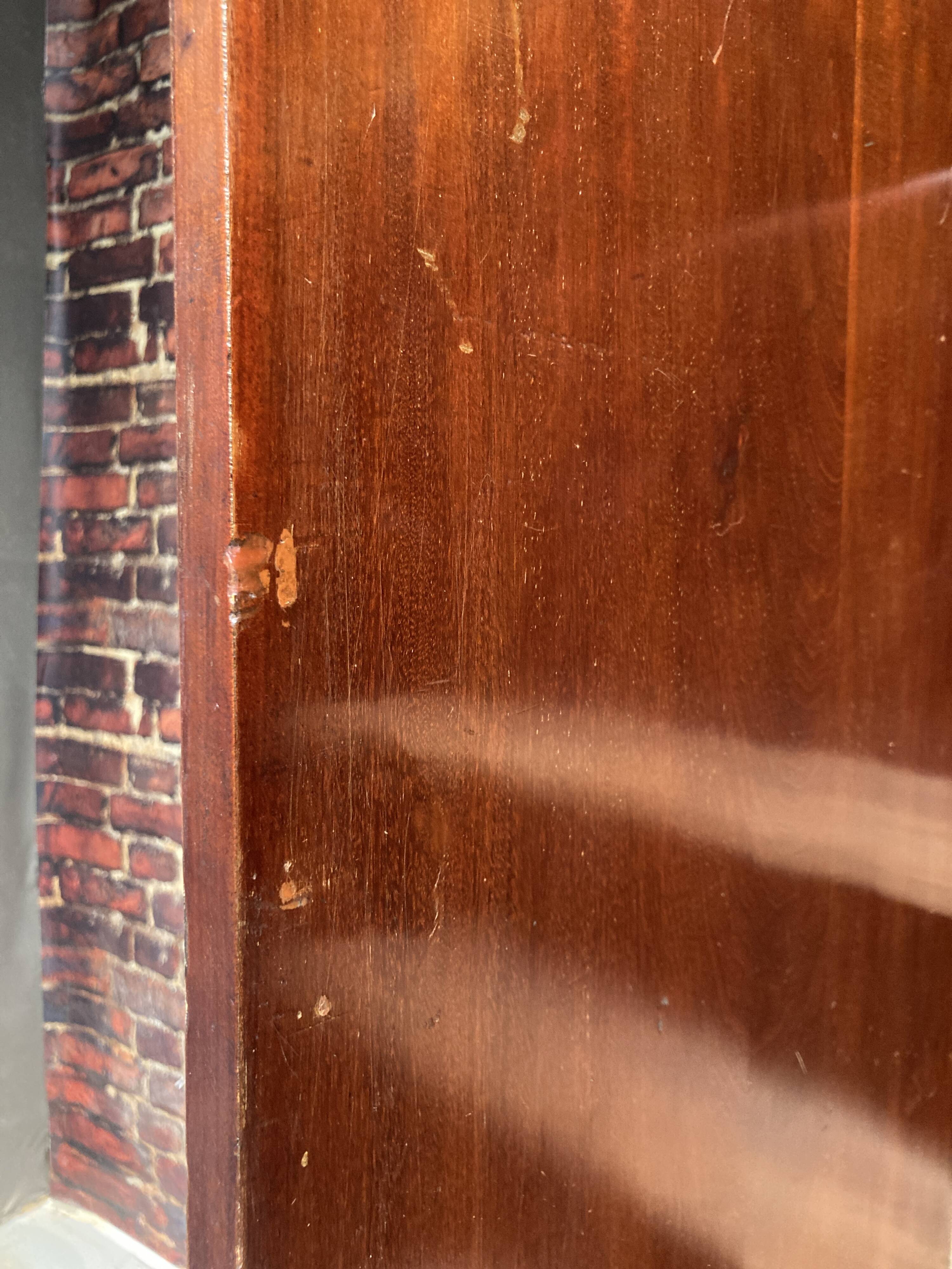 Mahogany wood cabinet