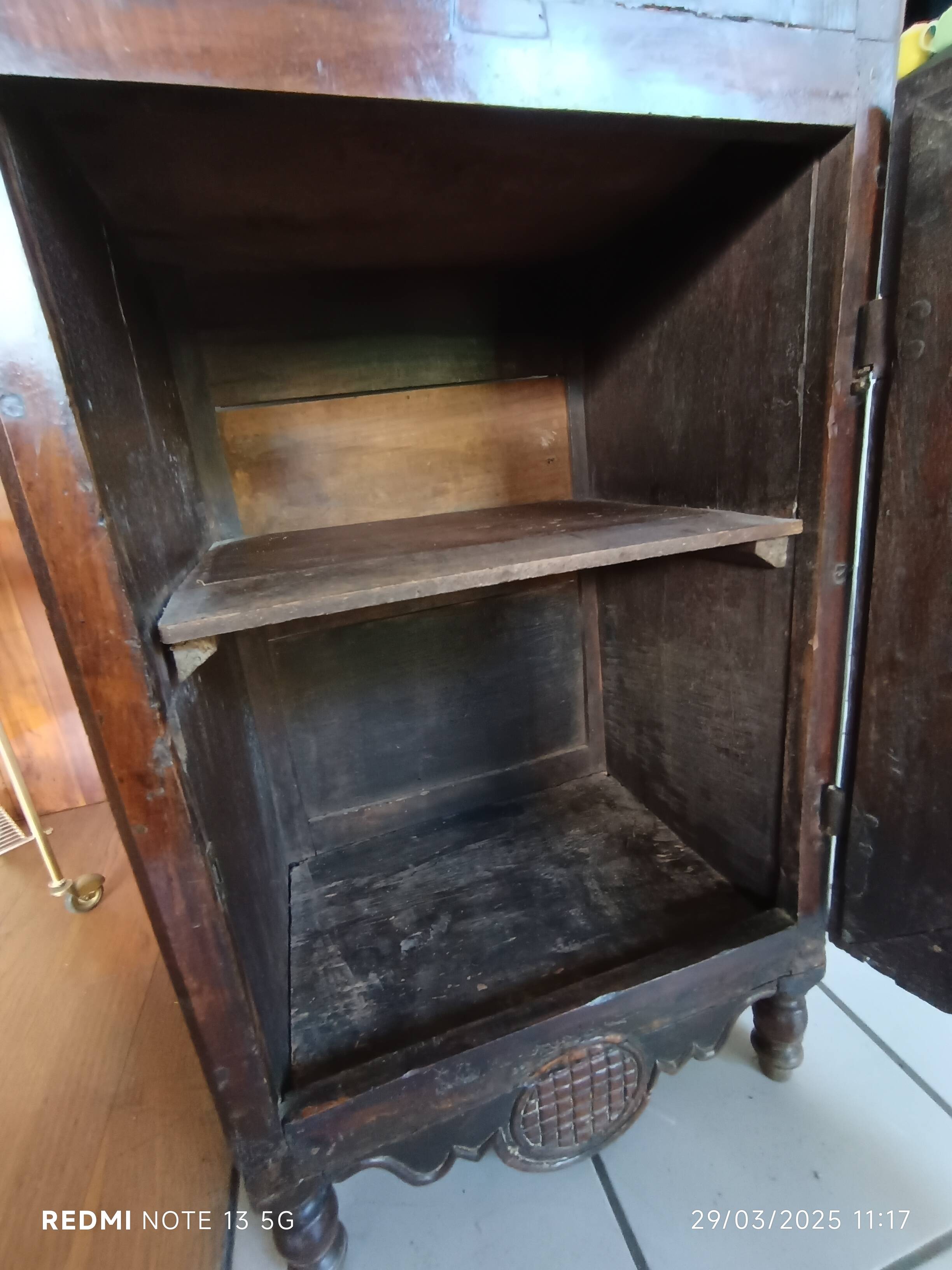 jam cabinet late 17th early 18th century walnut