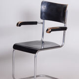 Chaise Spol avec accoudoirs fabriquée en Tchéquie des années 1930