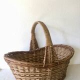 Panier osier tressé