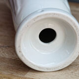 Pied de lampe en porcelaine blanche