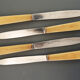 4 Ancient Stainless Table Knives and Bakelite