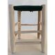 Contemporary Moroccan stool handmade in nylon rope and wood