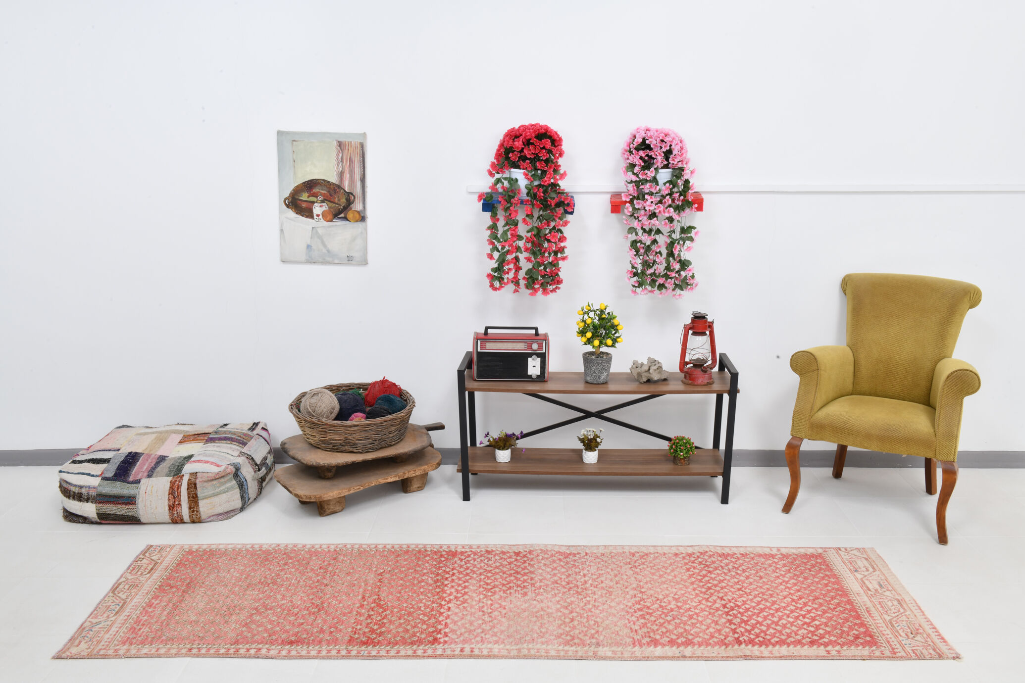 3x10 pale red persian runner rug,82x286cm