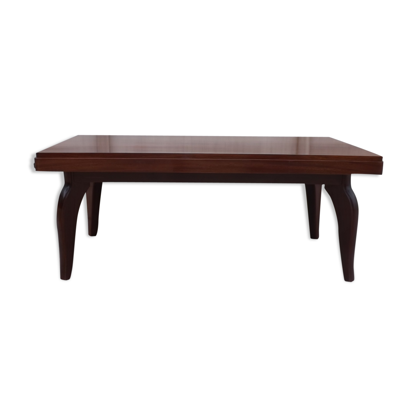 Gaston Poisson modernist mahogany table, art deco 1940