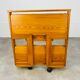 Folding tray in pine 70s vintage Scandinavian design