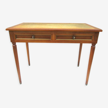 L.XVI style desk, patinated cherry 1960/1980