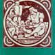 Set of 5 John Moyr Smith 15×15cm tiles – collector's items