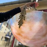 Vintage glass paste pendant