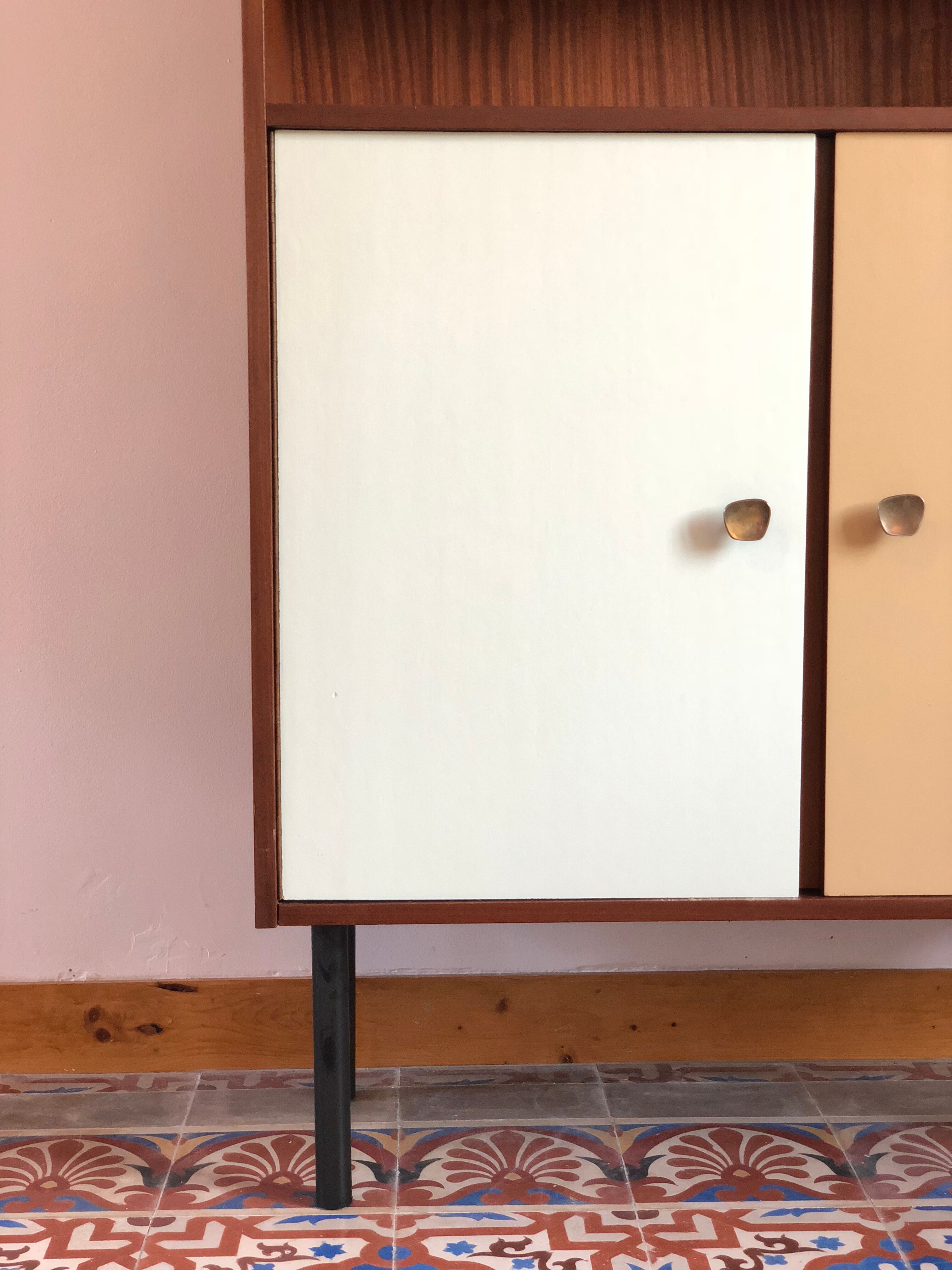 Vintage teak library 1960