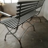 Banc de jardin ancien  à lattes