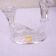 Bougeoir double en verre west Germany