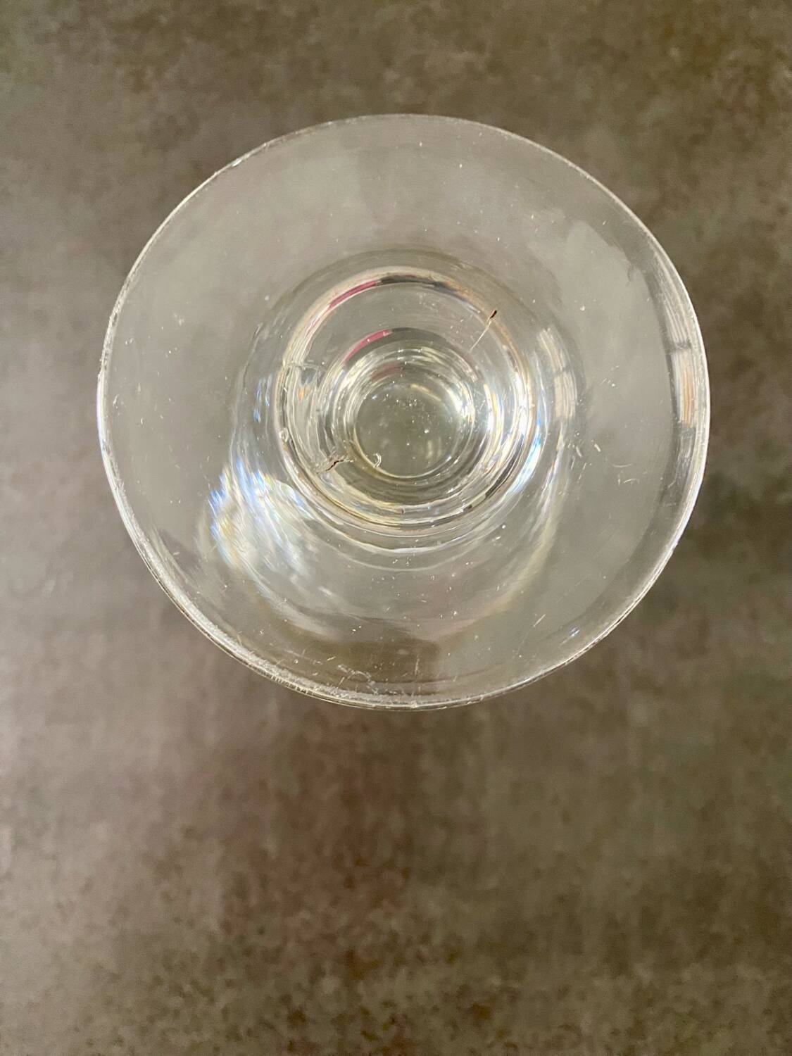 Ancien verre à absinthe verre soufflé XIXème