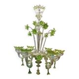 large Venetian Murano glass chandelier from the 1950s
