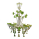 large Venetian Murano glass chandelier from the 1950s