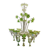 large Venetian Murano glass chandelier from the 1950s