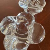 Vintage crystal flower candle holder (X2)
