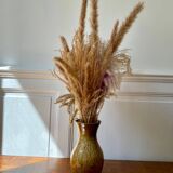 Glazed stoneware vase