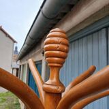 Antique parrot coat rack