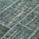 Handmade anatolian vintage 171 cm x 240 cm blue patchwork carpet
