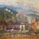 Provencal painter painting Devouassoux