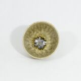 3 chawans (tea bowl) by master ceramicist yoshinari mitsuboshi of koya-san - japan - periode heisei