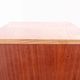 Mid-century bedside table by UP Závody, walnut nightstand with storage