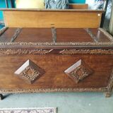 Solid wood chest