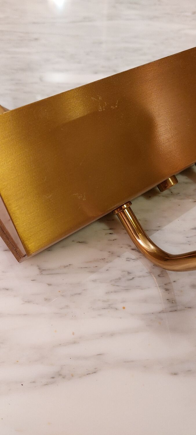 Pair of brass sconces