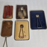 Set of five barber mirrors to install or hang