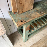 Old workbench original patina