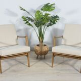 300-139 Armchairs from Swarzędzka, 1960s, Set of 2
