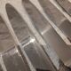 12 silver plated table knives, Francia goldsmith, single-flat, 24.7cm