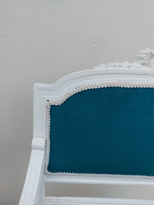 Ensemble salon banquette et 2 fauteuils style louis XVI
