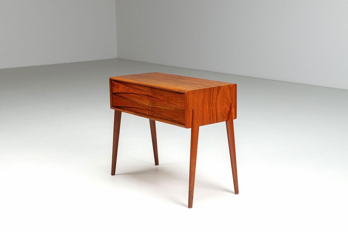 Rimbert Sandholt chest of drawers in teak Atelje Sweden 1960