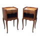 Pair of Louis XV style bedside tables in solid wood