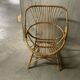 Fauteuil en rotin années 60