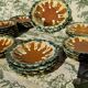 Vintage 12-piece set from Sars Maine pottery