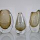 Set of Scandinavian glass vases by Gunnar Nylund 1950