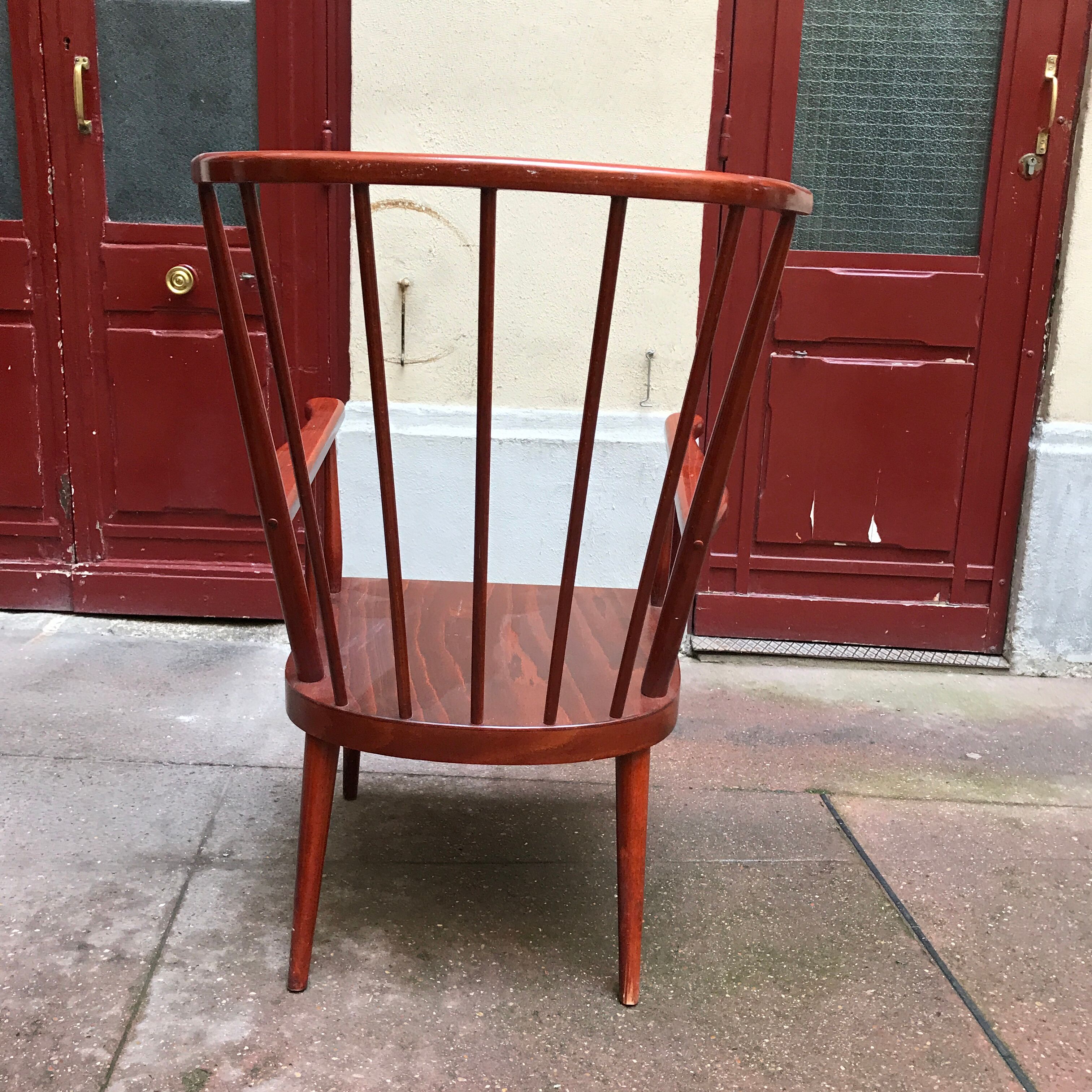 Baumann eventail armchair