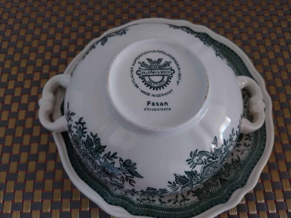 Villeroy & Boch soup bowl and saucer