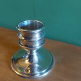 Silver metal design candle holder