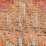3x11 Shades Of Pink Antique Runner Rug, Handmade Runner Rug, 96x329Cm