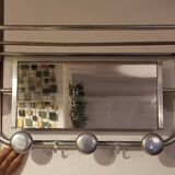 Coat and hat racks in aluminum from the 1950s