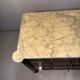 Commode with 3 drawers in Louis XVI style, marble and gilded bronze.