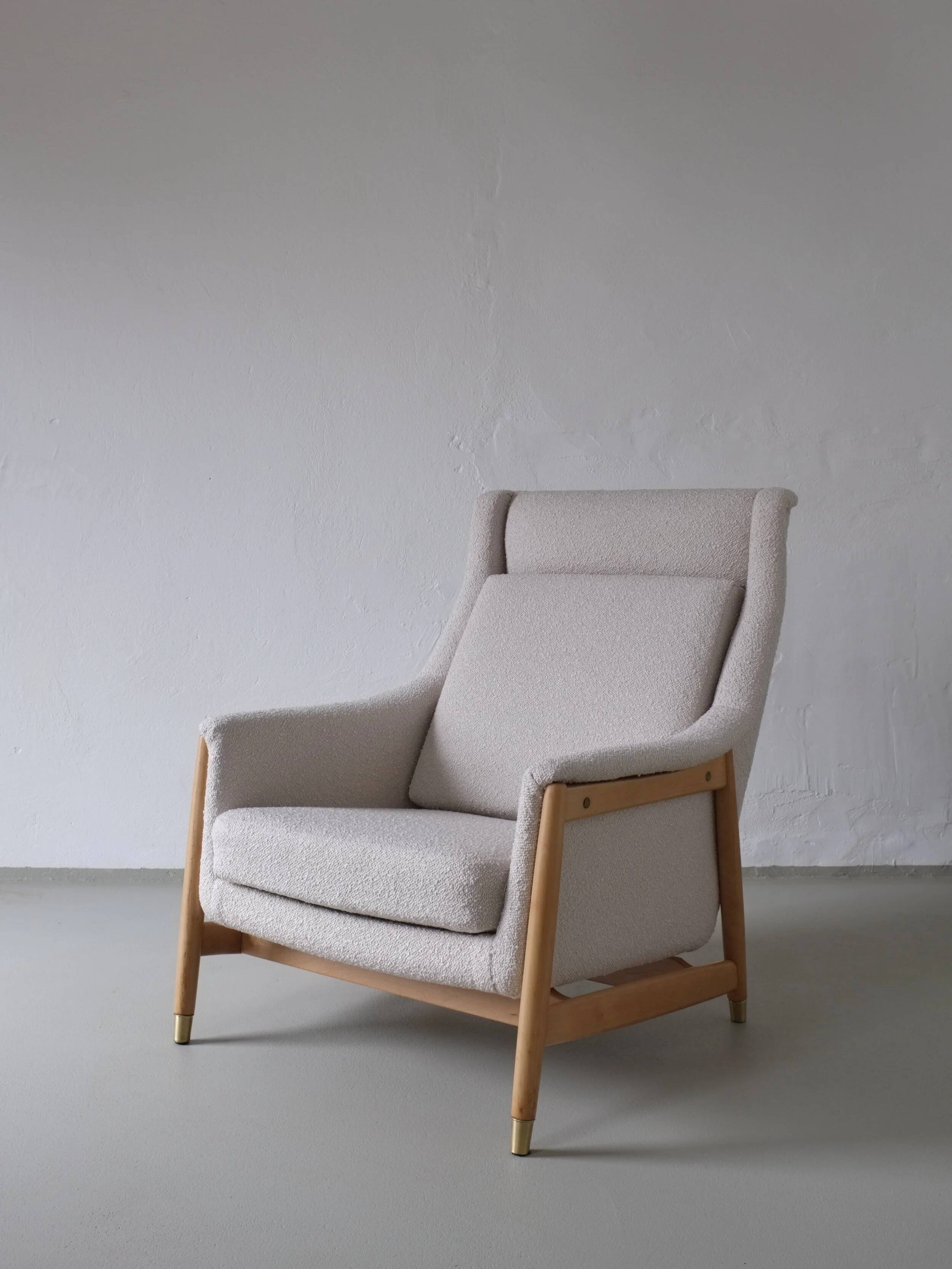 Chaise longue Folke Ohlsson pour Duxello | Suède | années 1950